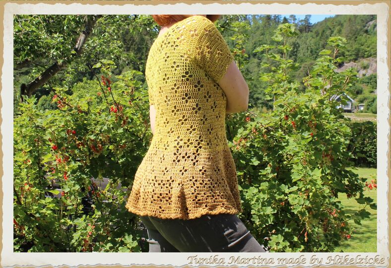 Häkelanleitung Tunika Martina S-XXL