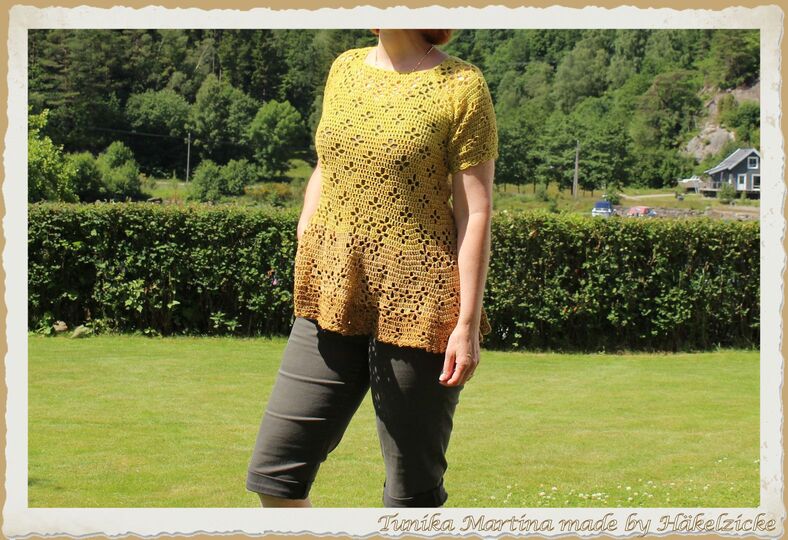 Häkelanleitung Tunika Martina S-XXL