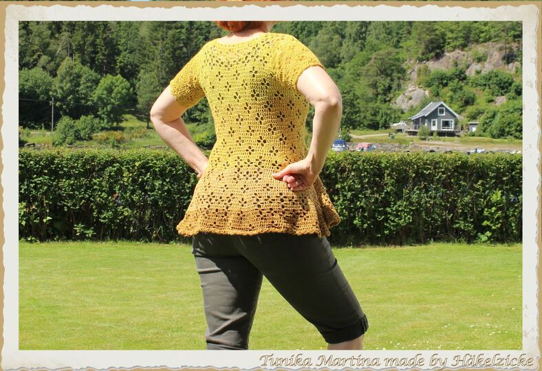 Häkelanleitung Tunika Martina S-XXL