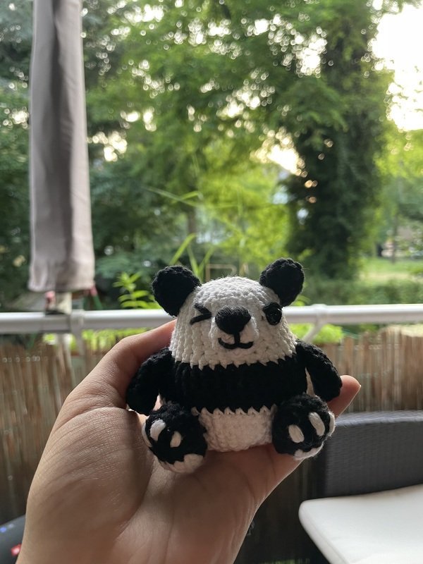 Freddy der kleine Panda - Amigurumi kostenlose Anleitung - Bild 5