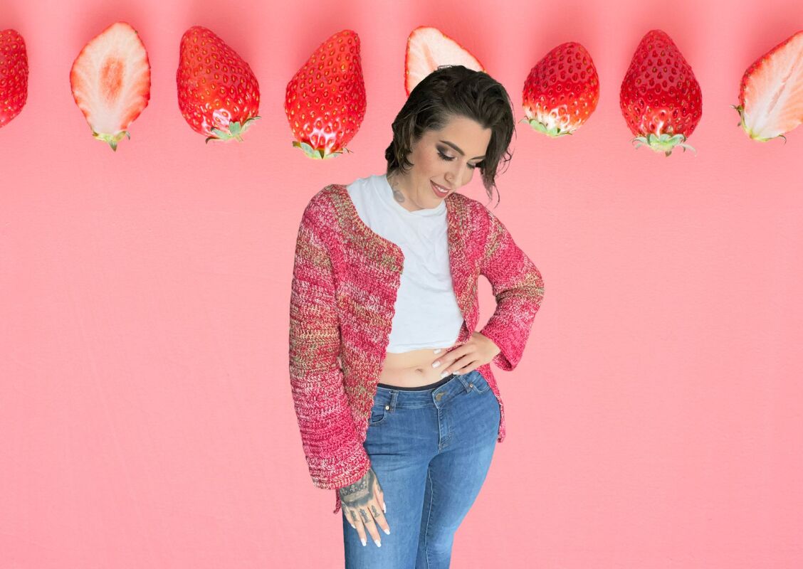 Häkelanleitung Jacke "STRAWBERRY" - Bild 2