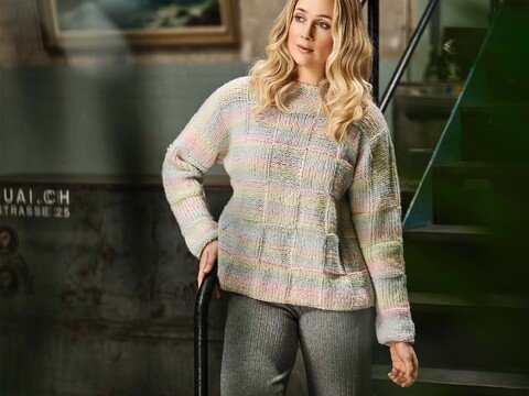 Sweater Schachbrettmuster