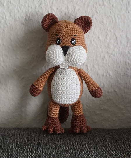 Crochet pattern: beaver Woody