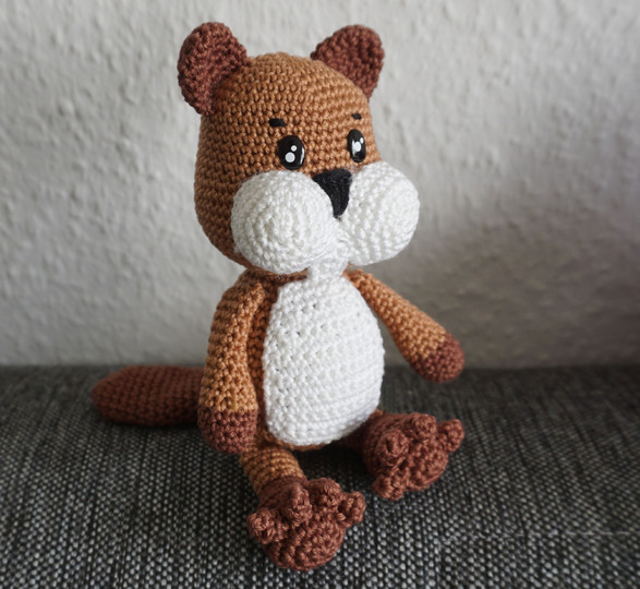 Crochet pattern: beaver Woody