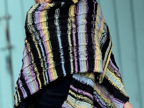 Ponchotuch + Mütze 5726