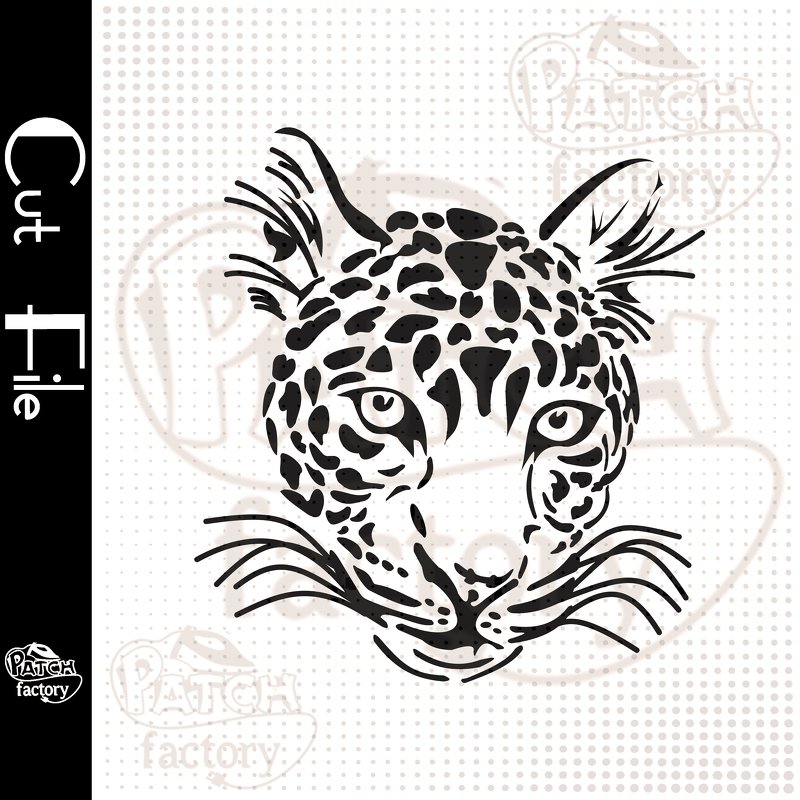 Plotterdatei, Schnittvorlage Gebard, Leopard