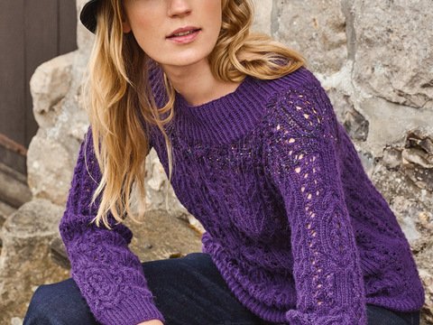 Pulli mit Glitzerpasse