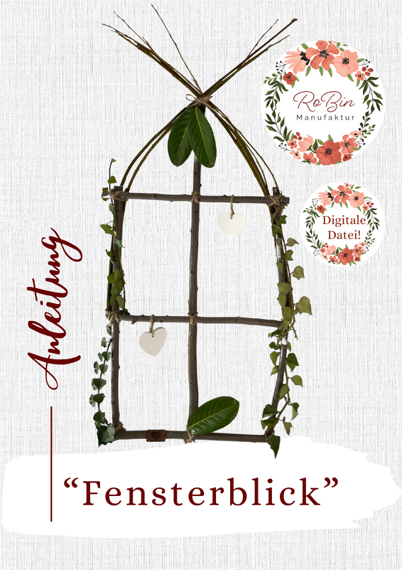 Fensterdekoration in Form eines Fensters