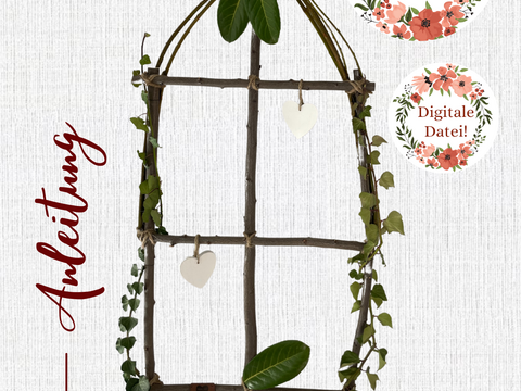 Fensterdekoration in Form eines Fensters