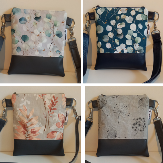 Tasche Mia Kunstleder Schnittmuster und Anleitung