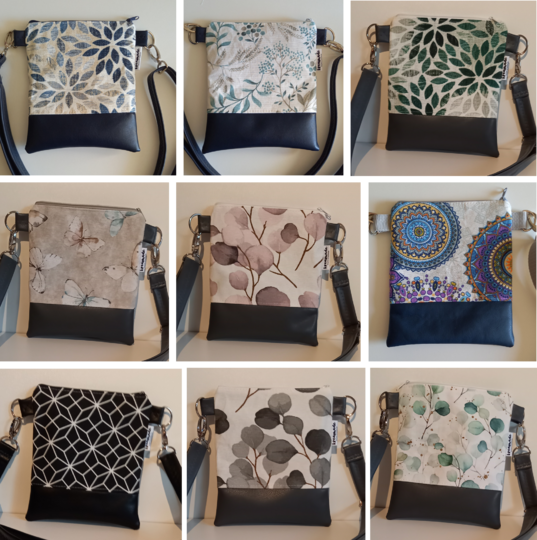 Tasche Mia Kunstleder Schnittmuster und Anleitung