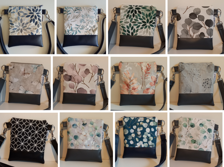 Tasche Mia Kunstleder Schnittmuster und Anleitung