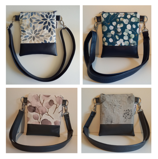 Tasche Mia Kunstleder Schnittmuster und Anleitung