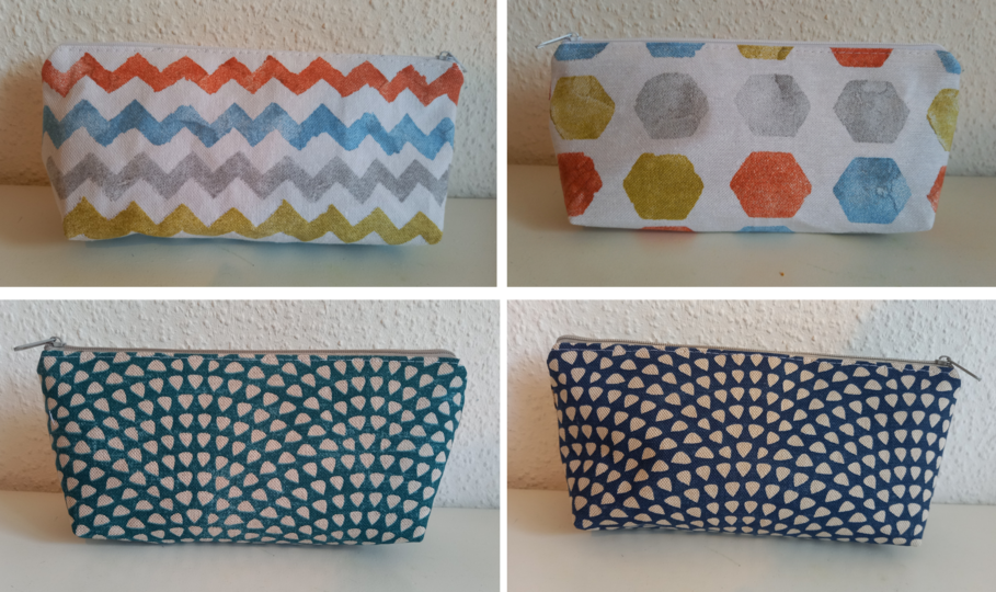 Set Mäppchen Hugo klein und groß Schnittmuster und Anleitung