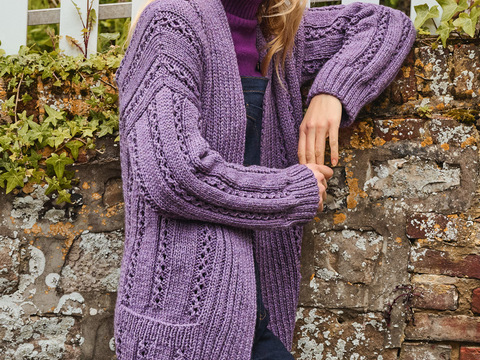 Verschlusslose Longjacke