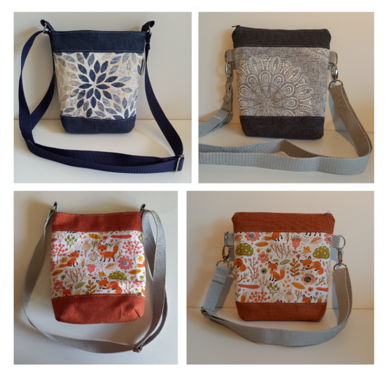 Tasche "Mia" 4 Varianten Schnittmuster und Anleitung