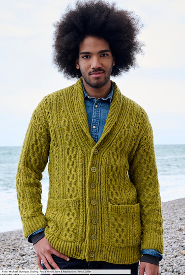 Herrenjacke mit Schalkragen