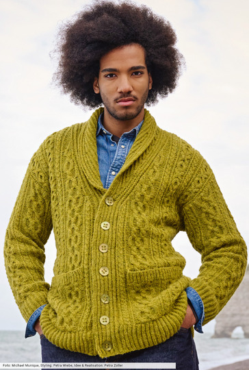 Herrenjacke mit Schalkragen