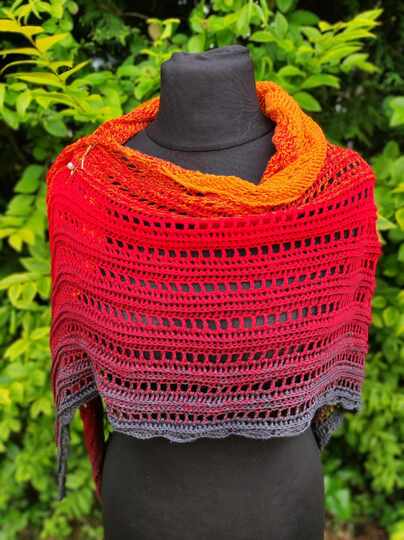 Häkelanleitung Dreieckstuch, Anfänger, Tuch Häkeln