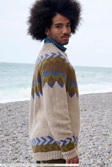 Pulli mit Jacquardmustern