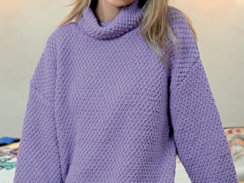 Strickanleitung Asymmetrischer Pullover Linie 20 CORA