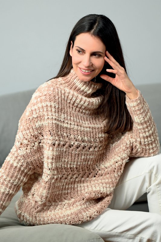 Strickanleitung Cape-Pullover