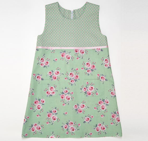 Girls Dress GEMMA A-Line PDF Sewing Pattern 2y–13y