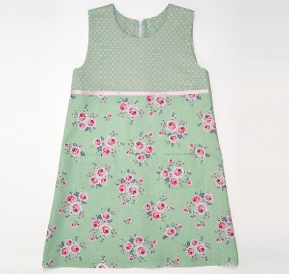 Schnittmuster A-Linien-Kleid GEMMA – PDF-Anleitung Gr. 92/98–152/158