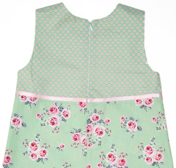 Sewing pattern girls dress GEMMA photo tutorial 0m/1m–3y/4y