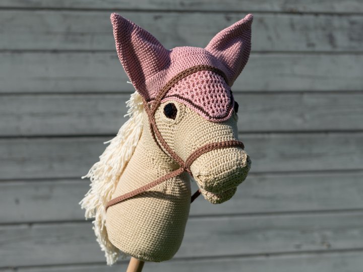 Häkelanleitung Fliegenhaube fürs Hobby Horse, Pferdehaube, DIY Ohrenklappe