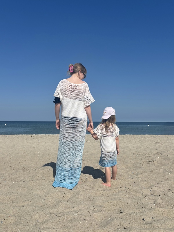 Häkelanleitung Kleid Beach Love – Strand Cover Up für alle Größen