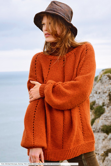 Pulli mit Lochstreifen