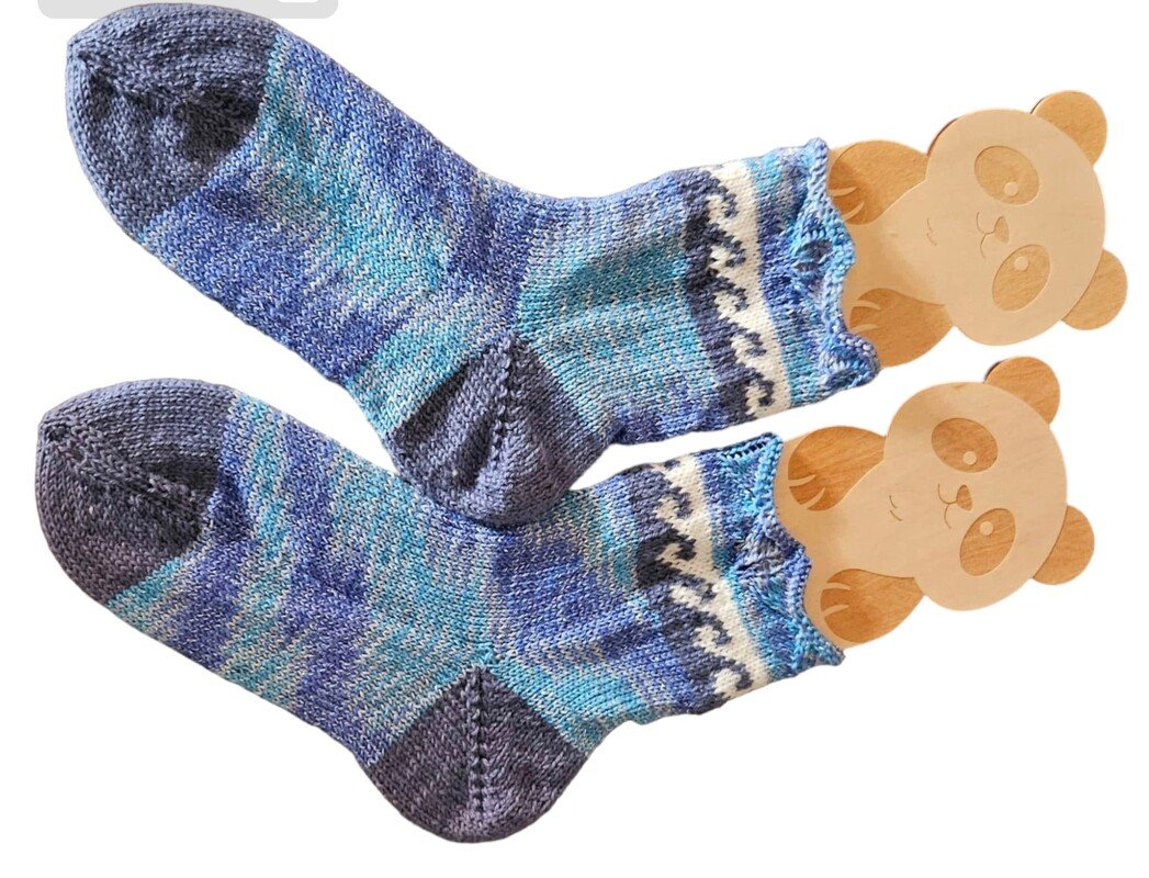 Strickanleitung  maritime Socken Ekke Nekkepenn - Bild 7
