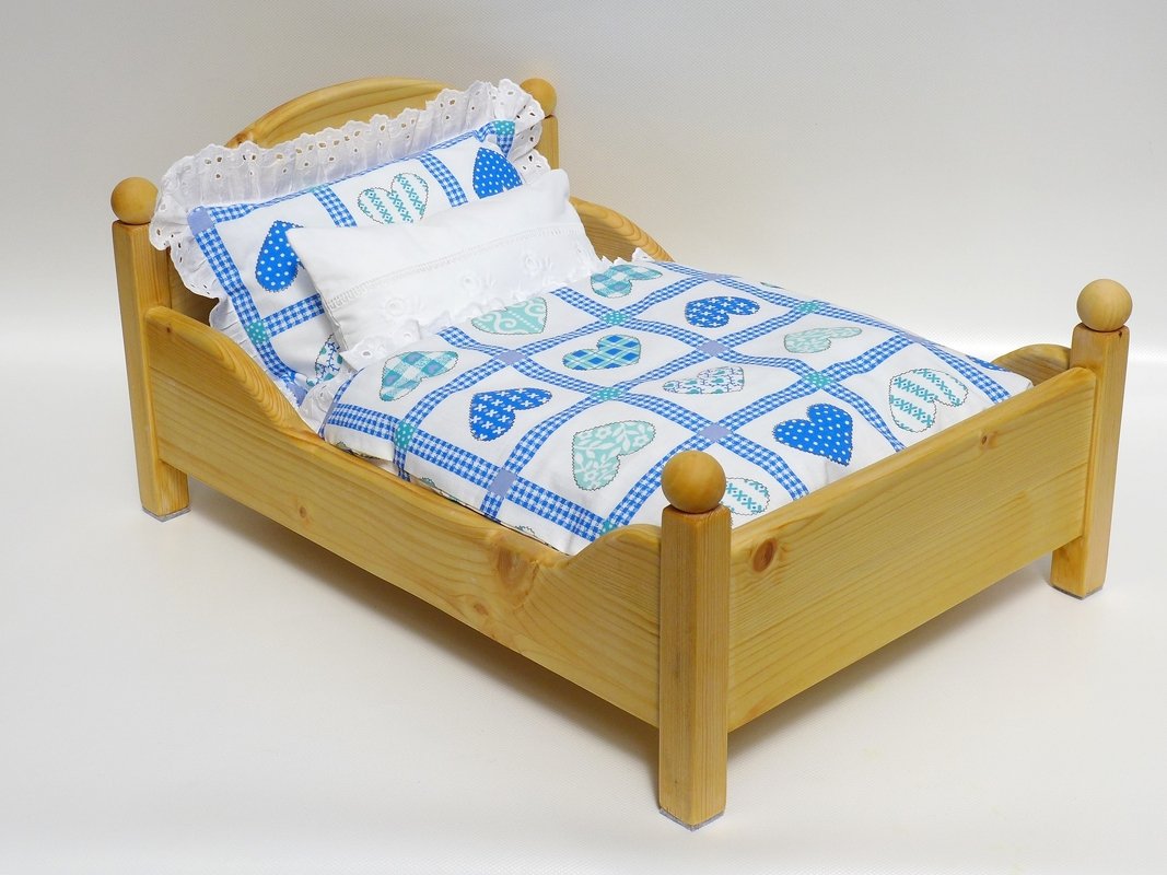 Bauanleitung für ein Puppenbett aus Holz  - Ideal für Holzreste - Bild 3