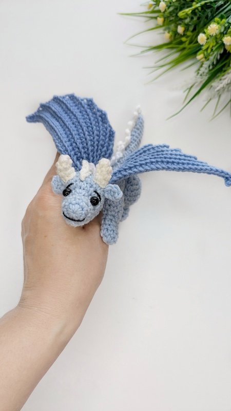 Celestial the Dragon crochet pattern, amigurumi dragon pattern - Image 7