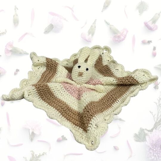 Schmusetuch Hase Häkelanleitung