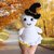 No Sew Ghost Crochet Pattern for Beginners - Plush Toy for Halloween