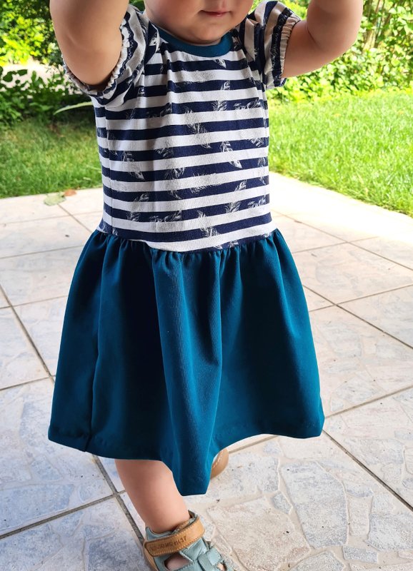 Kräuselkleid Kythala - 74-164 - Schnittmuster mit Beamerdatei - Bild 5