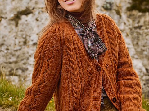 Cardigan im Mustermix