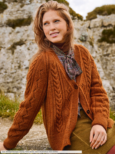 Cardigan im Mustermix