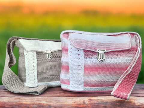 Häkelanleitung Tasche  "Eleganz"