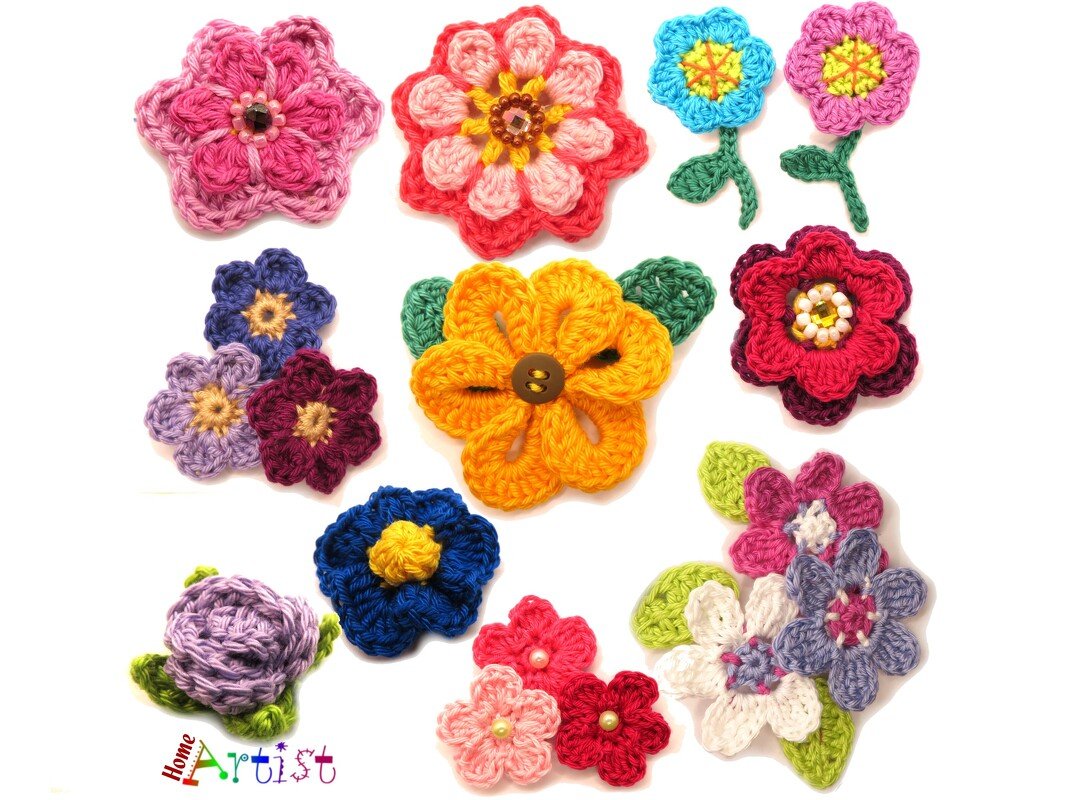 My favorite flowers collection 1 crochet pattern - Image 2