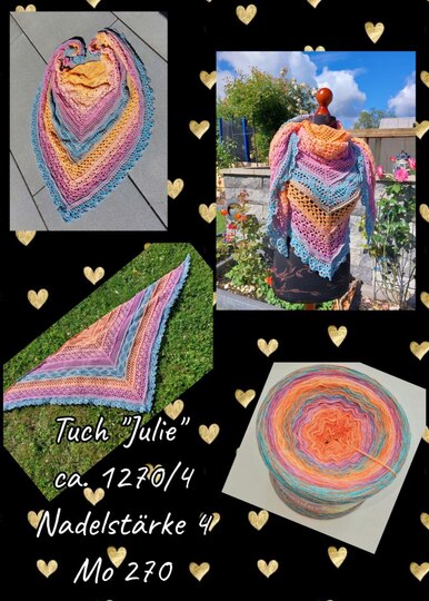 Häkelanleitung Tuch " Julie"