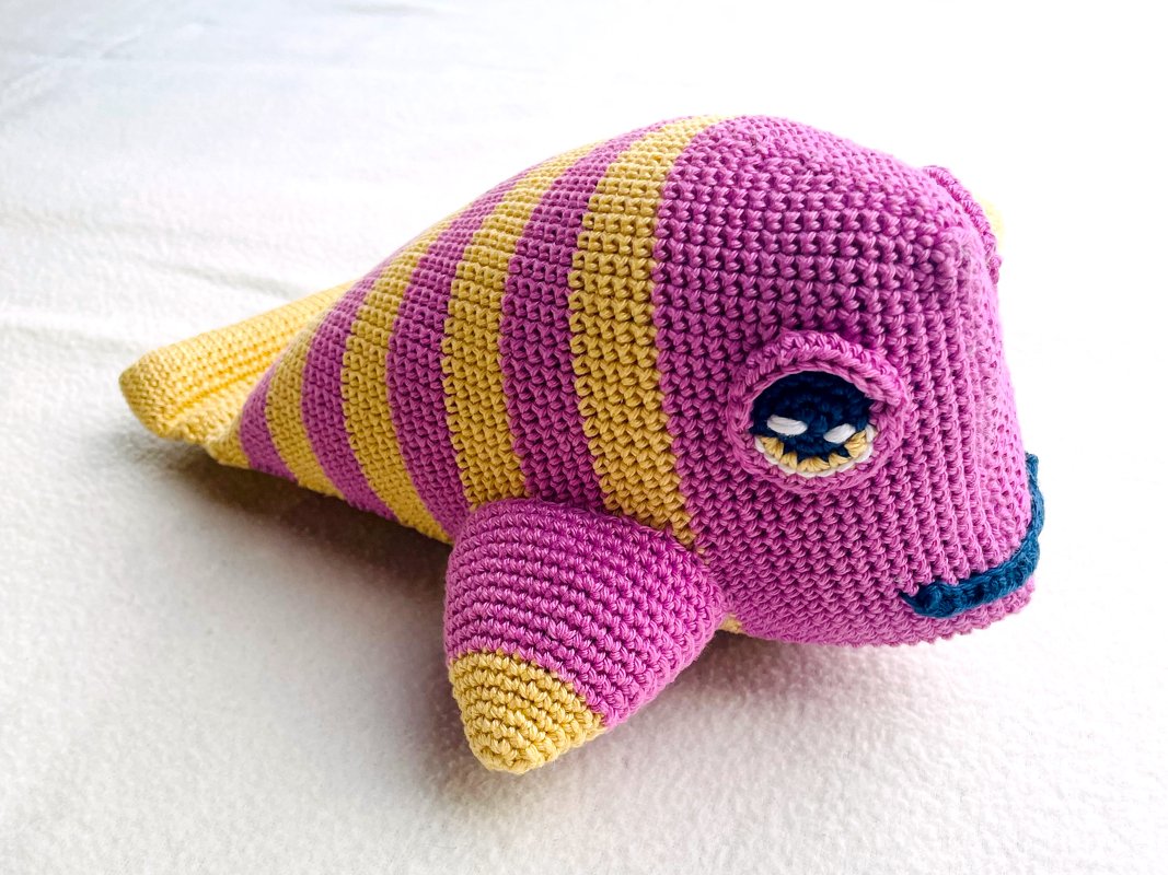 Häkelanleitung "Lesekissen Nemo" für gemütliches Lesevergnügen - Bild 4