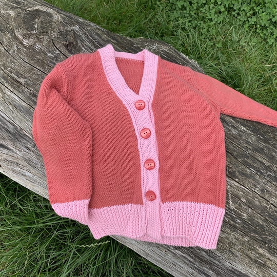 Strickanleitung Kinderjacke Jasmin Gr. 98 - 134