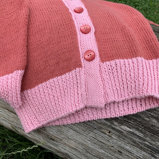 Strickanleitung Kinderjacke Jasmin Gr. 98 - 134