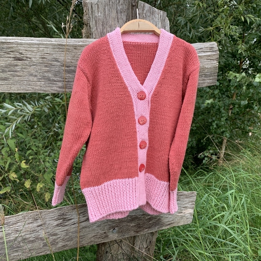 Strickanleitung Kinderjacke Jasmin Gr. 98 - 134