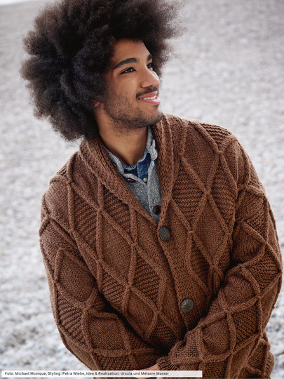 Cardigan mit Schalkragen