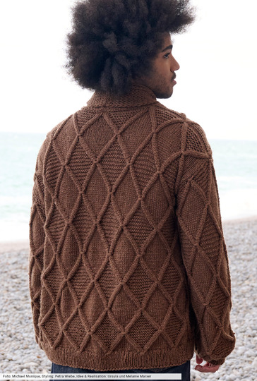 Cardigan mit Schalkragen