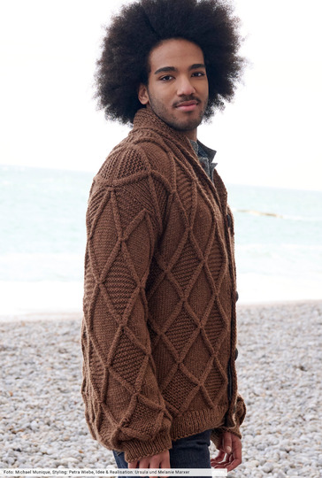 Cardigan mit Schalkragen